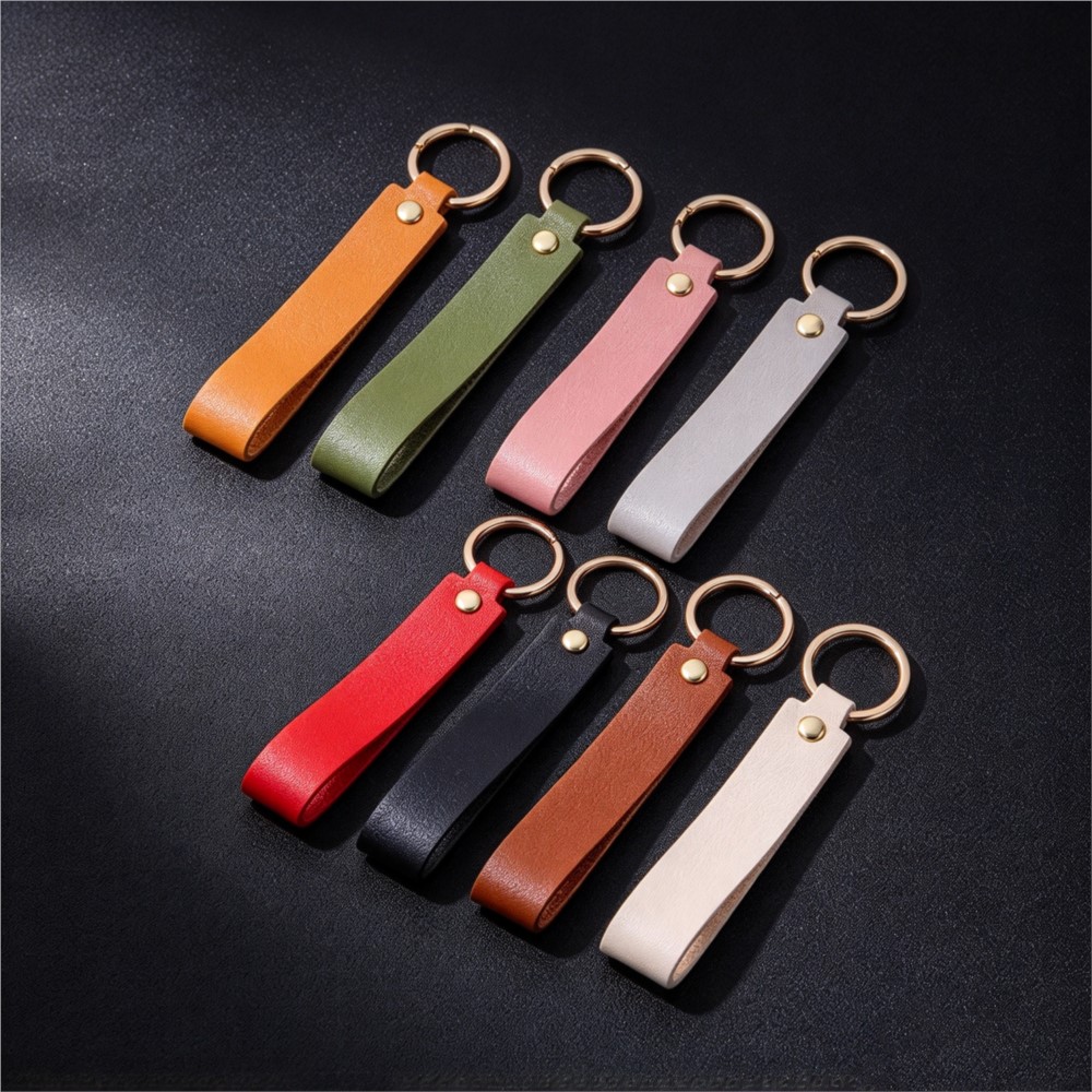 Leather Wallet Men - 1/5 stuks PU lederen sleutelhanger cadeau