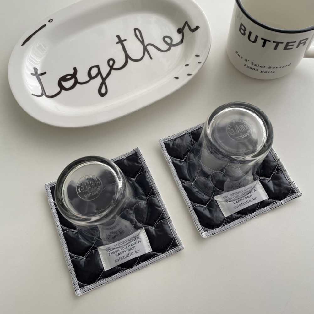 Koreaanse Ins Love gewatteerde - Marble Coaster Set recensie en prijs