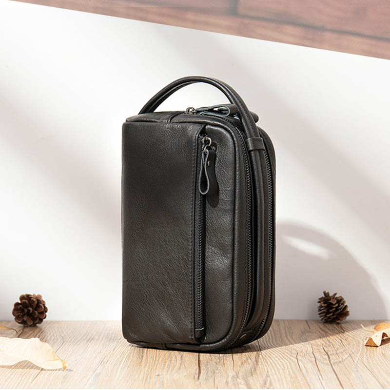 Luufan Mannen Clutch Bag Zacht - Leather Wallet Men recensie en prijs