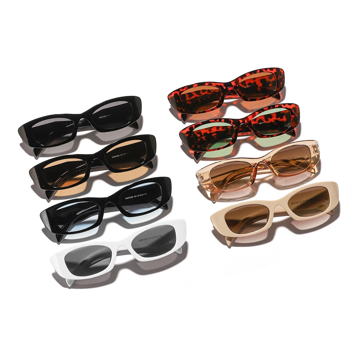Vintage kleine vierkante zonne - Sunglasses Uv400 recensie en prijs