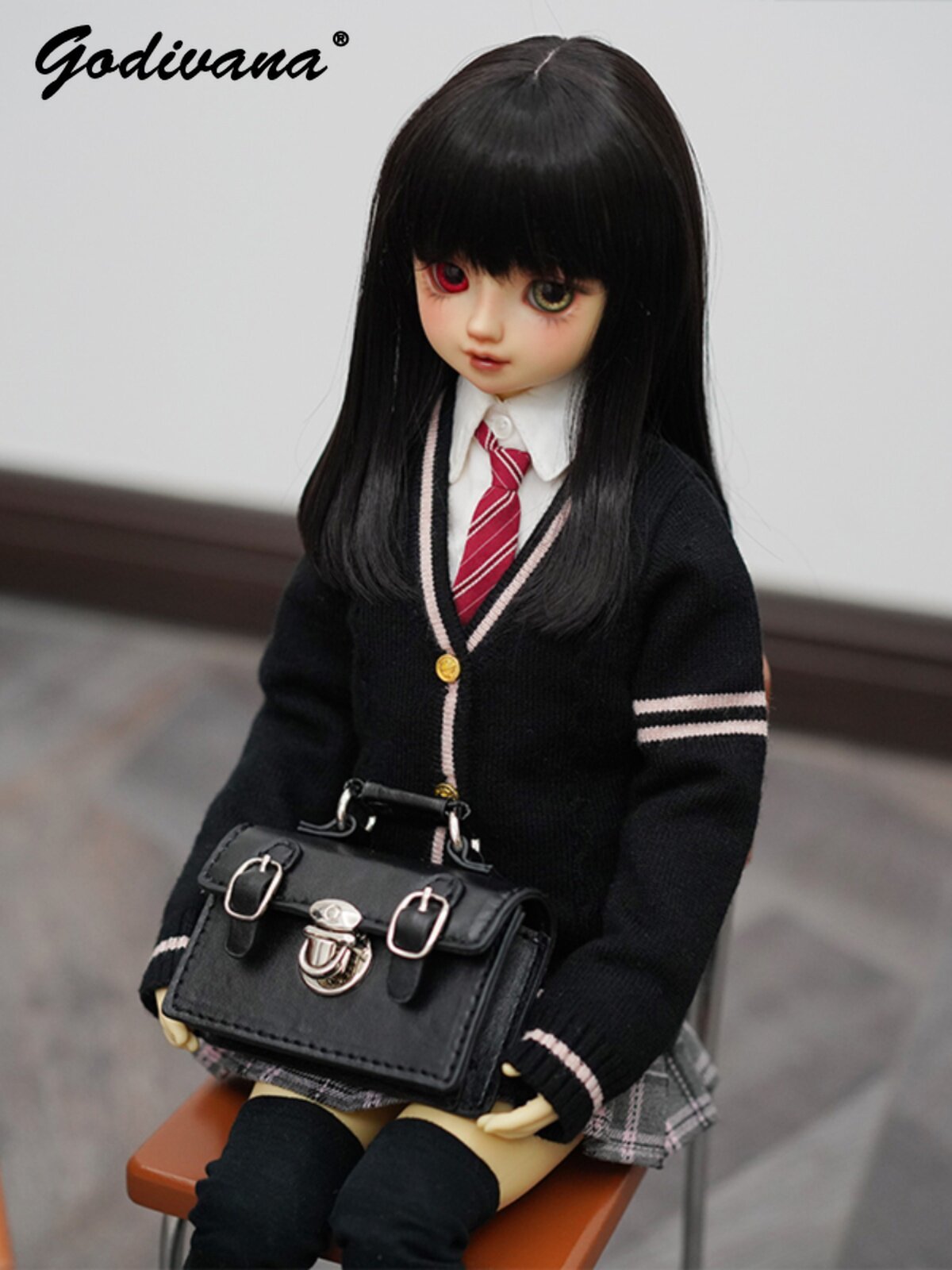 1/3 1/4 BJD-pop, vintage prepp - Leather Briefcase recensie en prijs