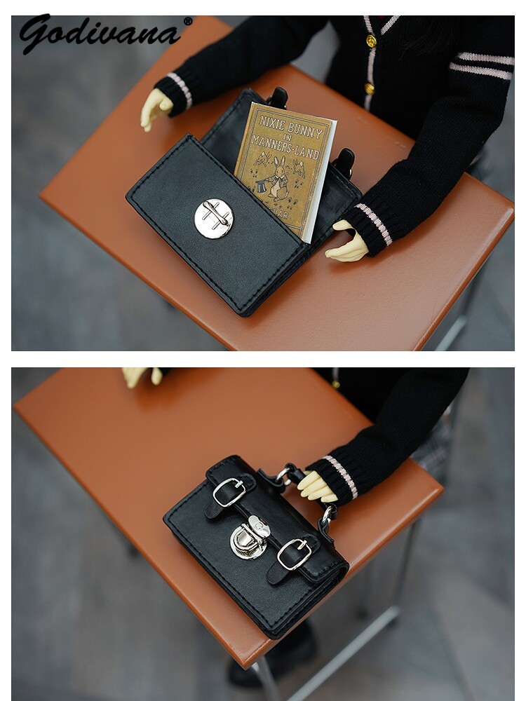 1/3 1/4 BJD-pop, vintage prepp - Leather Briefcase recensie en prijs
