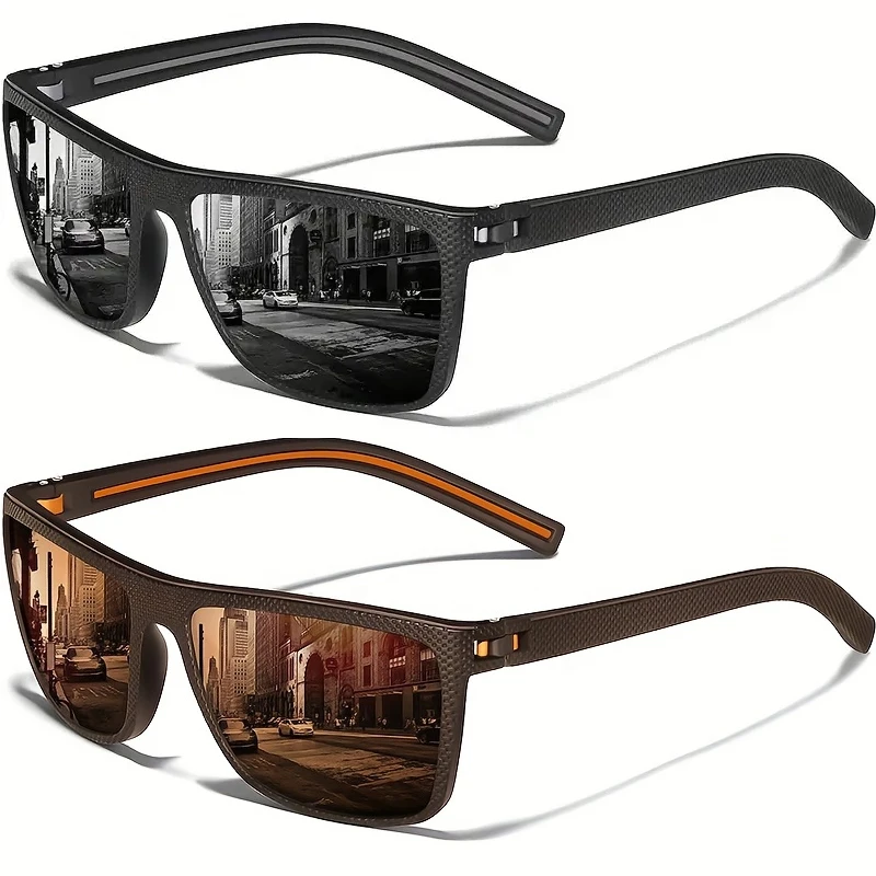 Vierkante sportzonnebril voor  - Sunglasses Uv400 recensie en prijs