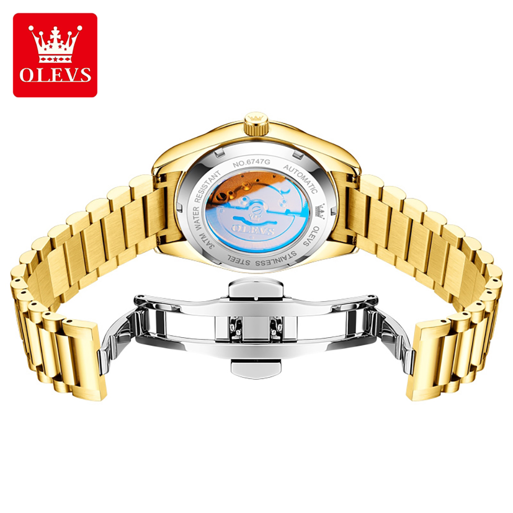OLEVS 6747 luxe merk heren vol - Luxury Watch Men recensie en prijs