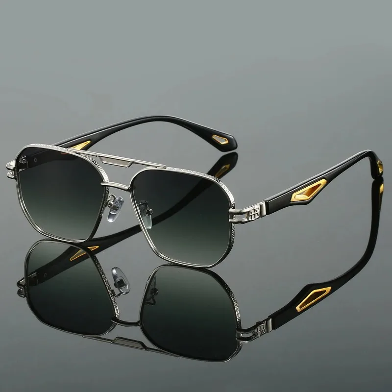 Vintage vierkante zonnebril he - Designer Sunglasses recensie en prijs
